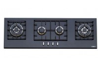 Plita pe gaz  din cristal Teka model EGW LUX 110 3G 2TR CI